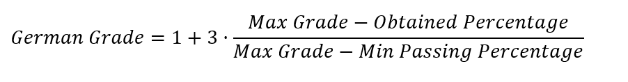 German grade